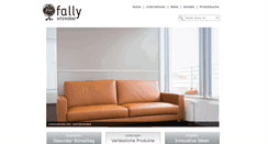 Desktop Screenshot of fally-sitzmoebel.at